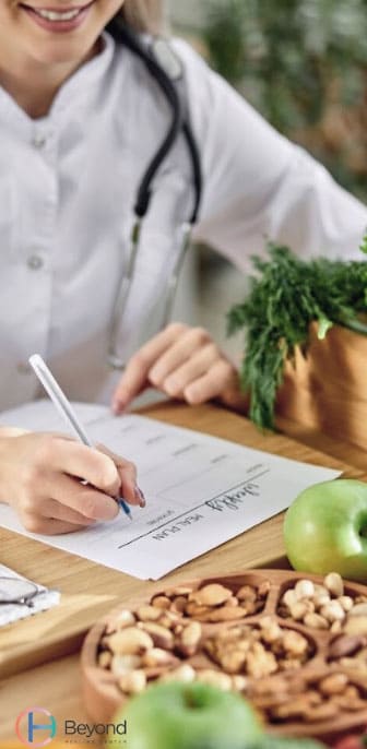 Servicio de guía y cuidado de la alimenetación como parte de los servicios Beyond